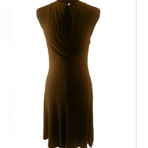 Brown Sleeveless Dress